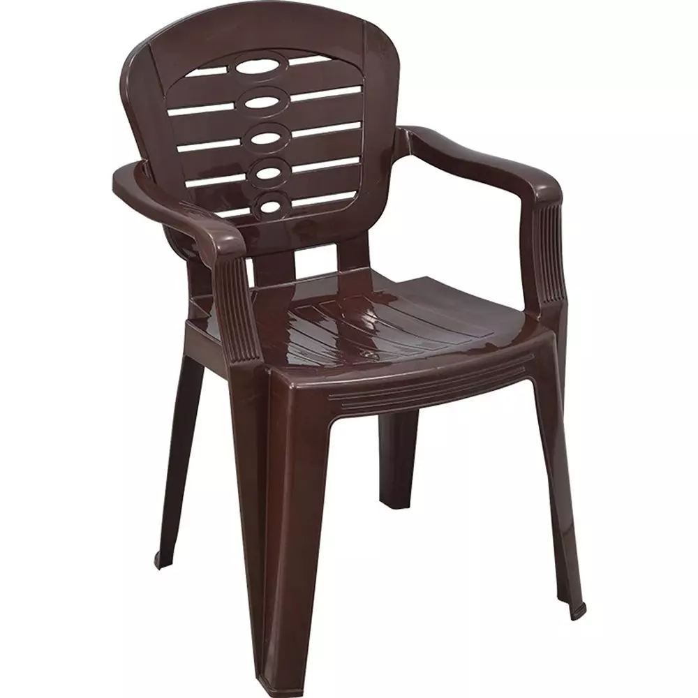 swagath-plastic-chair-with-arm-rest-saddle-brown-matte-finish-100-kg-load-capacity-high-back-for-indoor-outdoor-use-sw-1502-pack-of-2-pcs
