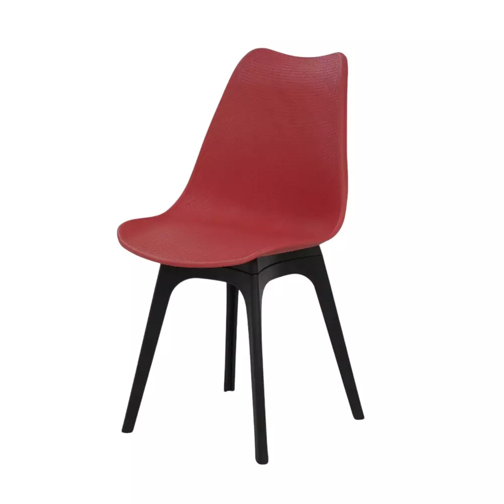 SUPREME Plastic Chair Red Without-Arm Rest, BELL