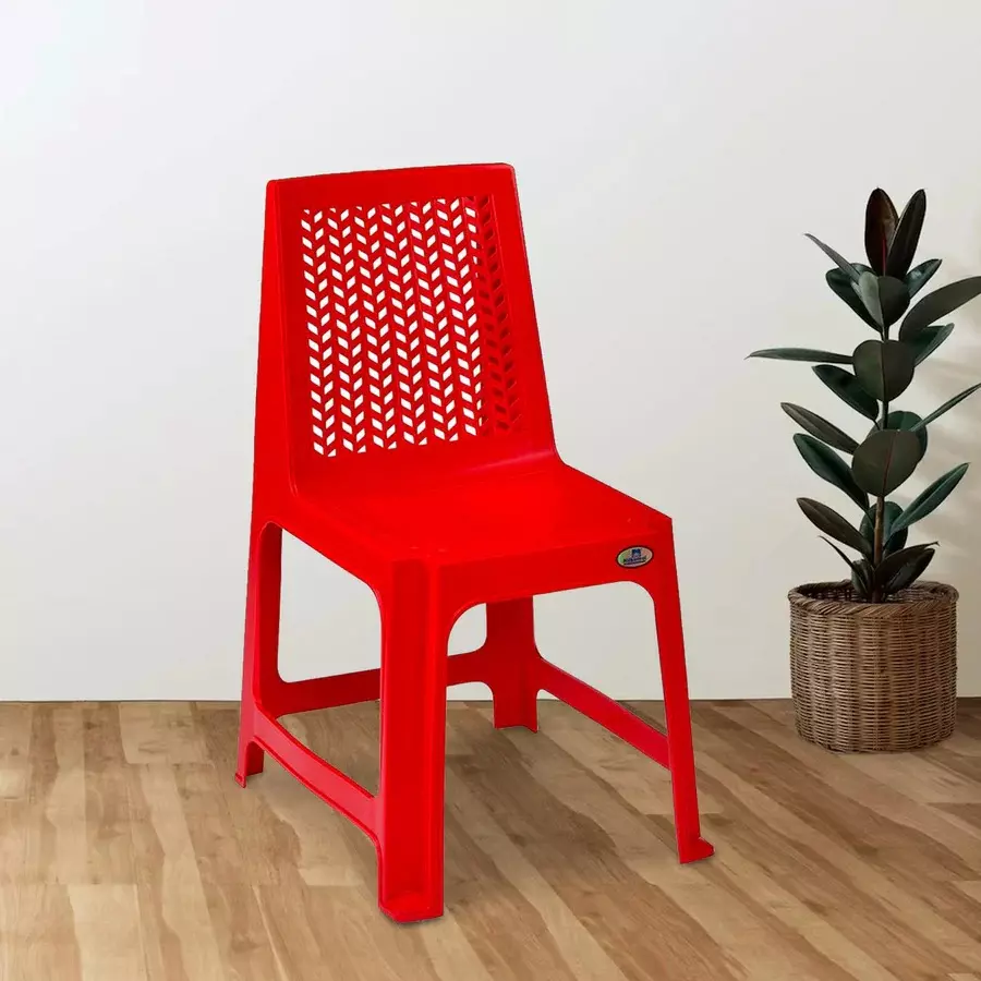 nilkamal-viva-plastic-armless-chair-bright-red-color