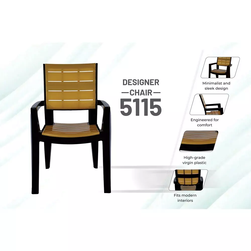 italica-designer-plastic-chair-with-arm-brown-gold-color-5115-set-of-2