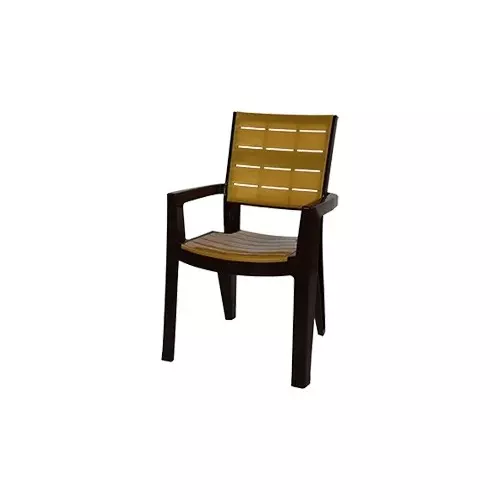 italica-designer-plastic-chair-with-arm-brown-gold-color-5115-set-of-2