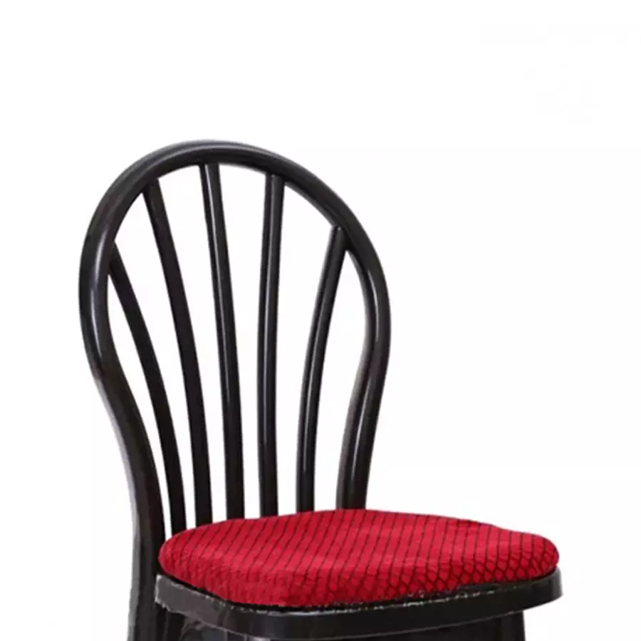 SUPREME Krish Classic Plastic Chair Without Arms (Red and Black)