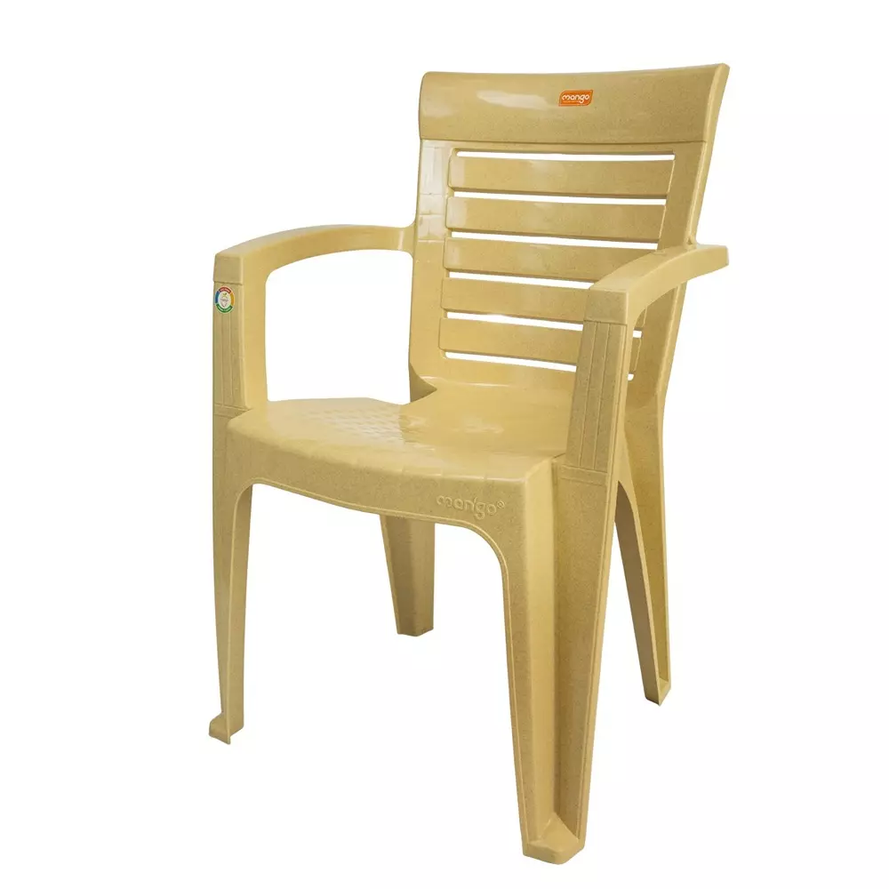 Mango Medium DIVA Plastic Chair with Armrest 584.2x558.8x863.6 mm