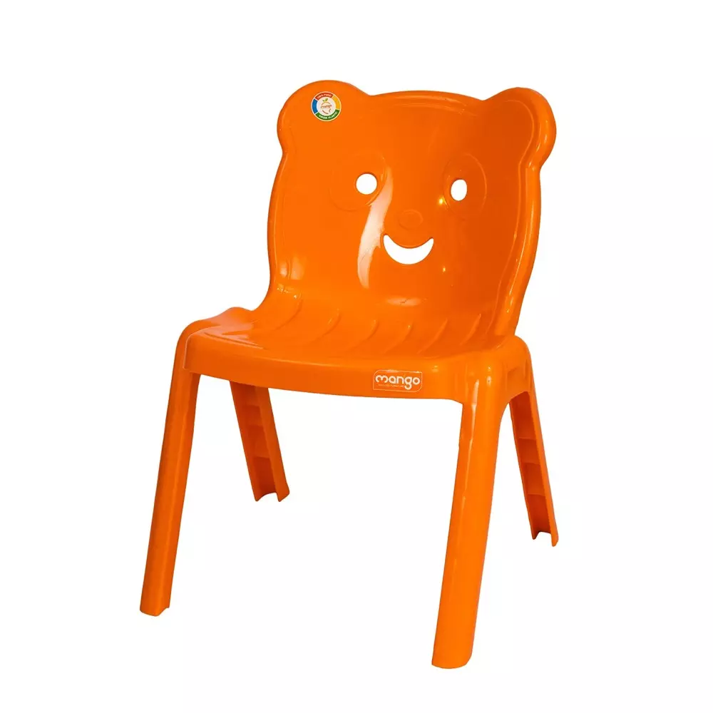 Mango PANDA Baby Chair Polypropylene Plastic 381x355.6x508 mm Mango Orange