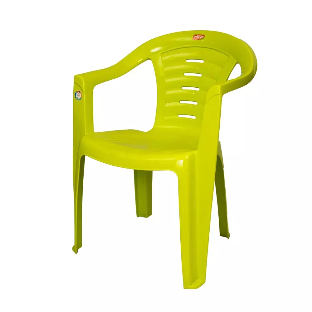 Mango Economy M 1010 Plastic Chair with Armrest 558.8x558.8x787.4 mm, Citrus Green