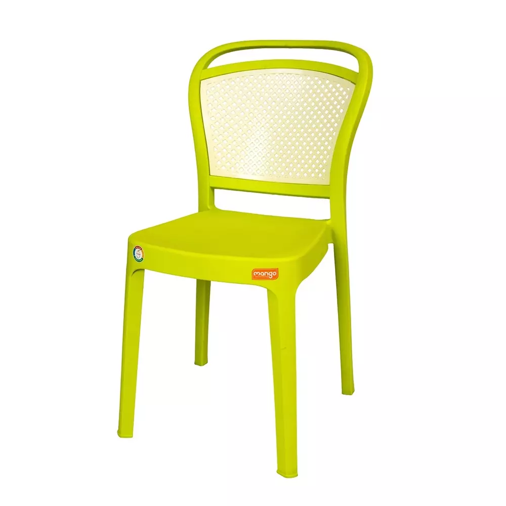Mango SPICE Armless Chair 558.8x381x838.2 mm Citrus Green for Indoors & Outdoors