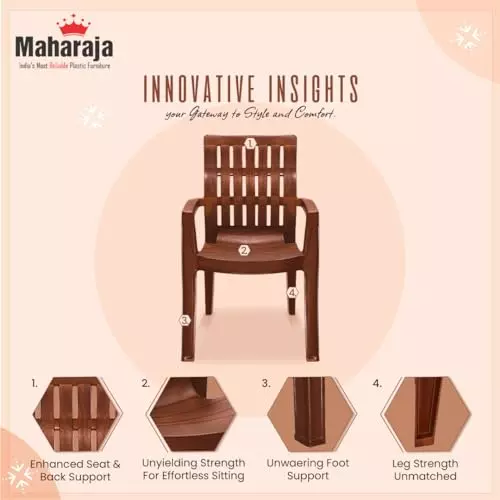 maharaja-chair-with-arm-rest-modern-stylish-design-200-kg-bearing-capacity-teakwood-plastic-for-home-school-garden-office-fortuner_teakwood-pk6-pack-of-6-pcs