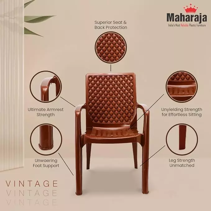 maharaja-chair-with-arm-rest-modern-stylish-design-200-kg-bearing-capacity-medium-brown-plastic-for-home-school-garden-office-vintage_m-brown-pk6-pack-of-6-pcs