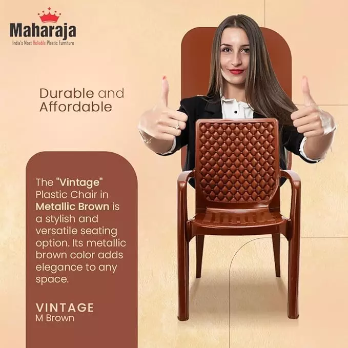 maharaja-chair-with-arm-rest-modern-stylish-design-200-kg-bearing-capacity-medium-brown-plastic-for-home-school-garden-office-vintage_m-brown-pk6-pack-of-6-pcs