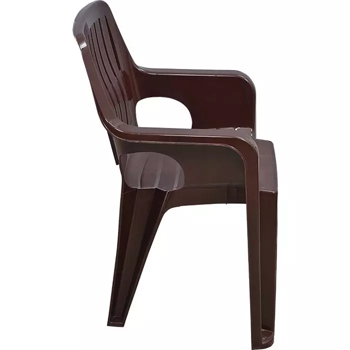 swagath-plastic-chair-with-armrest-saddle-brown-color-for-cafe-home-and-office-megacare