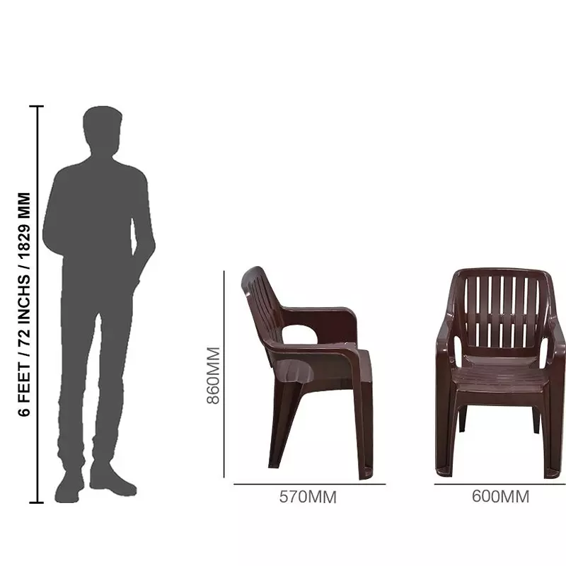 swagath-plastic-chair-with-armrest-saddle-brown-color-for-cafe-home-and-office-megacare