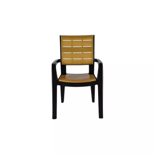 italica-designer-plastic-chair-with-arm-brown-gold-color-5115