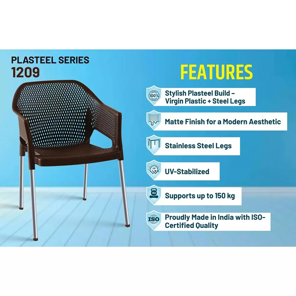 italica-plasteel-series-plastic-arm-rest-chair-with-steel-leg-150-kg-load-capacity-brown-color-1209