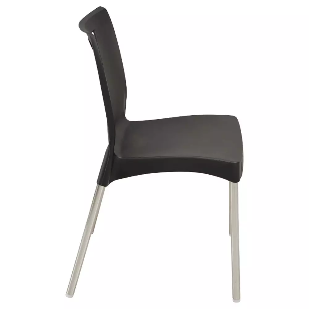 swagath-dining-chair-plastic-primary-material-stainless-steel-leg-material-pre-assembled-type-black-color-mintela-bk-2-pack-of-2-pcs