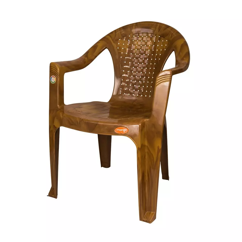 Mango Economy M 1063 Plastic Chair with Armrest 635x584.2x787.4 mm, Sandal Wood