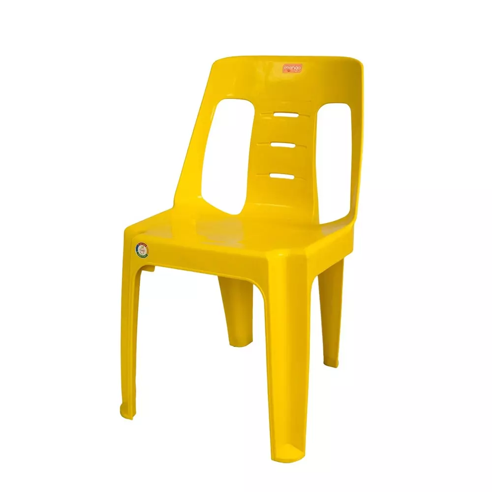 Mango PRIDE Armless Chair 533.4x457.2x787.4 mm Mango Yellow for Indoors & Outdoors