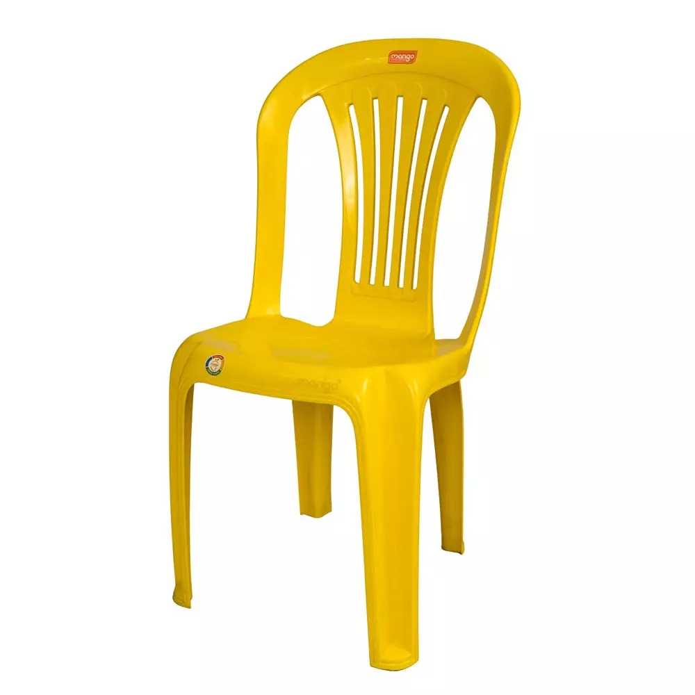 Mango SHAHNAI Armless Chair 508x431.8x889 mm Mango Yellow for Indoors & Outdoors