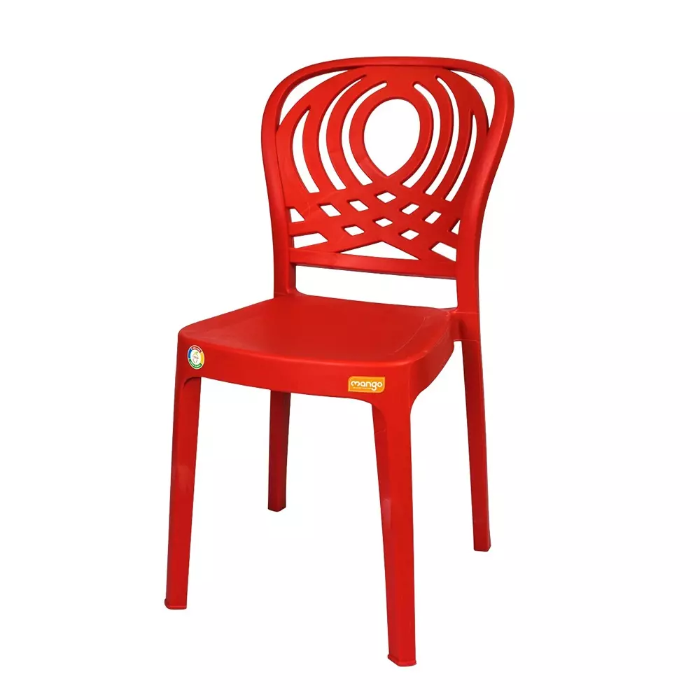 Mango SIZZLER Armless Chair 558.8x381x838.2 mm Mystic Red for Indoors & Outdoors