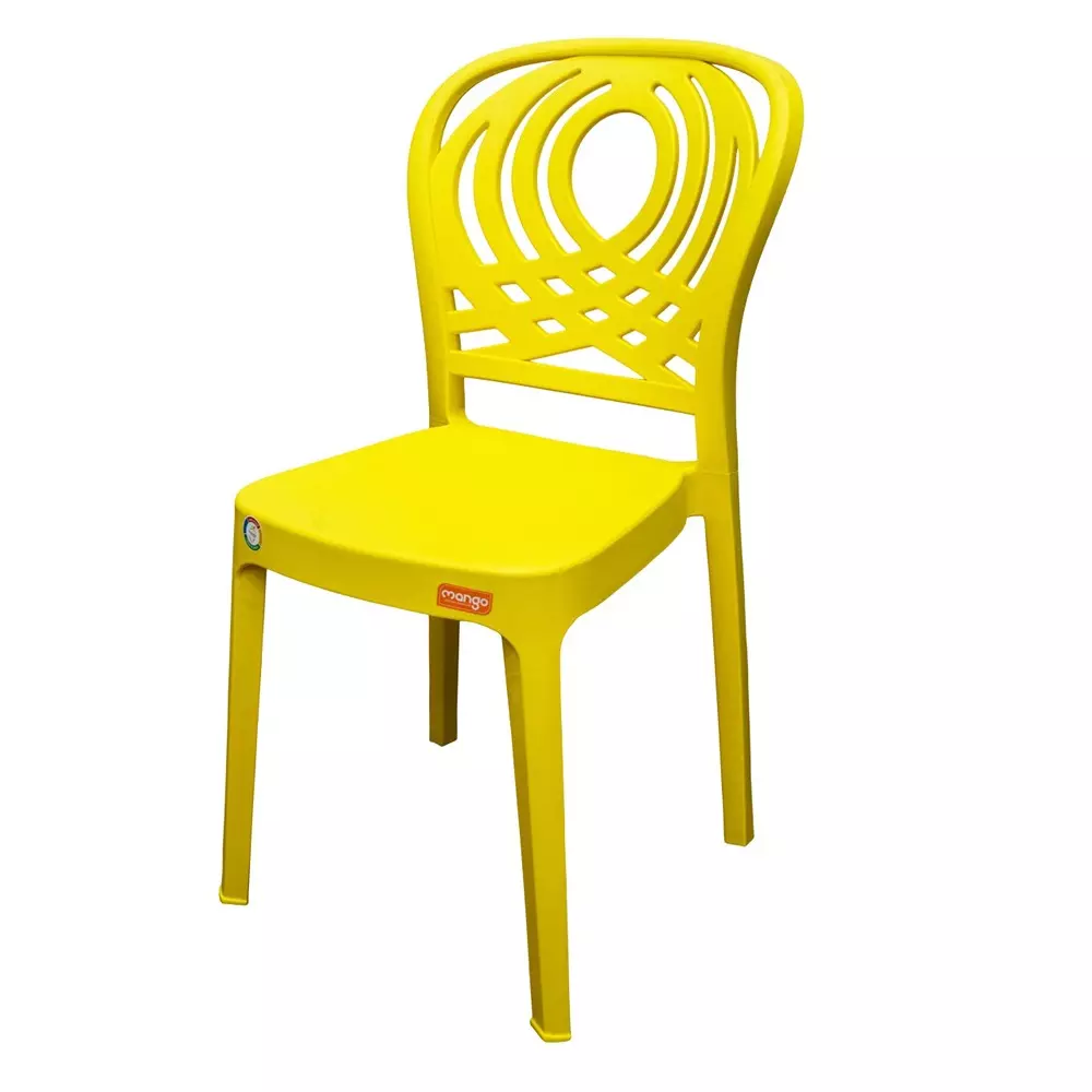 Mango SIZZLER Armless Chair 558.8x381x838.2 mm Mango Yellow for Indoors & Outdoors