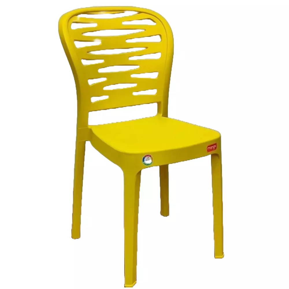 Mango SUSHI Armless Chair 558.8x381x838.2 mm Mango Yellow for Indoors & Outdoors