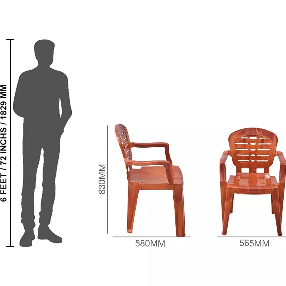swagath-plastic-chair-with-arm-rest-teakwood-matte-finish-100-kg-load-capacity-high-back-for-indoor-outdoor-use-sw-1502