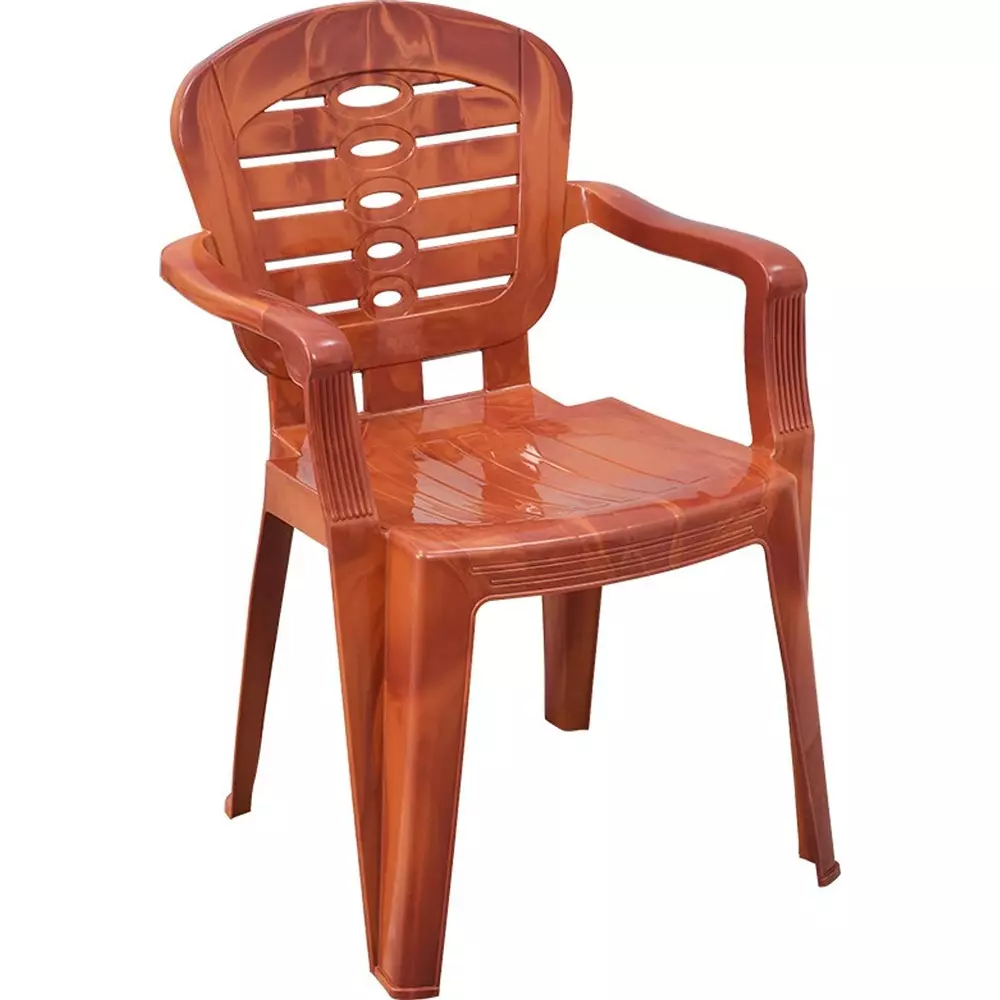 swagath-plastic-chair-with-arm-rest-teakwood-matte-finish-100-kg-load-capacity-high-back-for-indoor-outdoor-use-sw-1502-pack-of-4-pcs