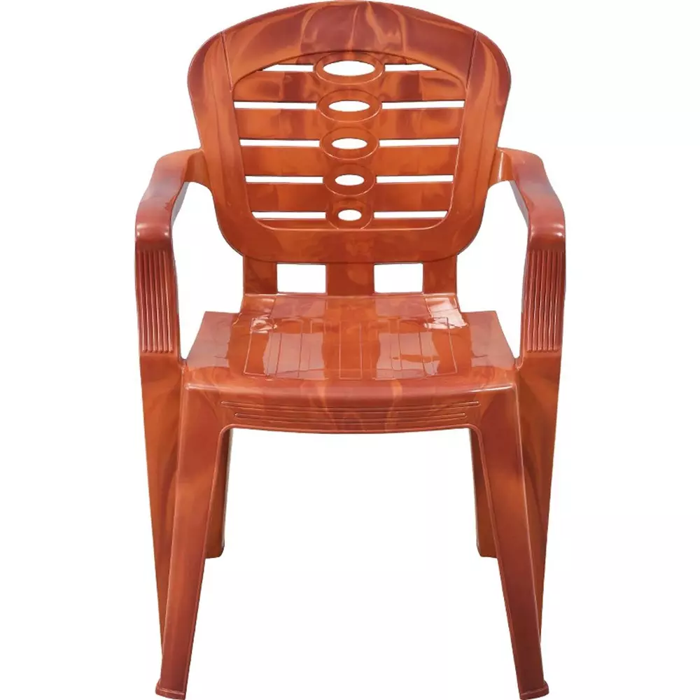 swagath-plastic-chair-with-arm-rest-teakwood-matte-finish-100-kg-load-capacity-high-back-for-indoor-outdoor-use-sw-1502-pack-of-4-pcs