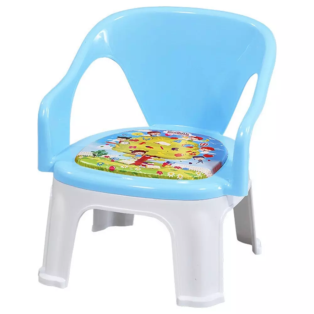 swagath-cuddly-kids-armrest-plastic-chair-30-kg-load-capacity-pre-assembled-type-blue-color-cuddly-t-bl-2-pack-of-2-pcs