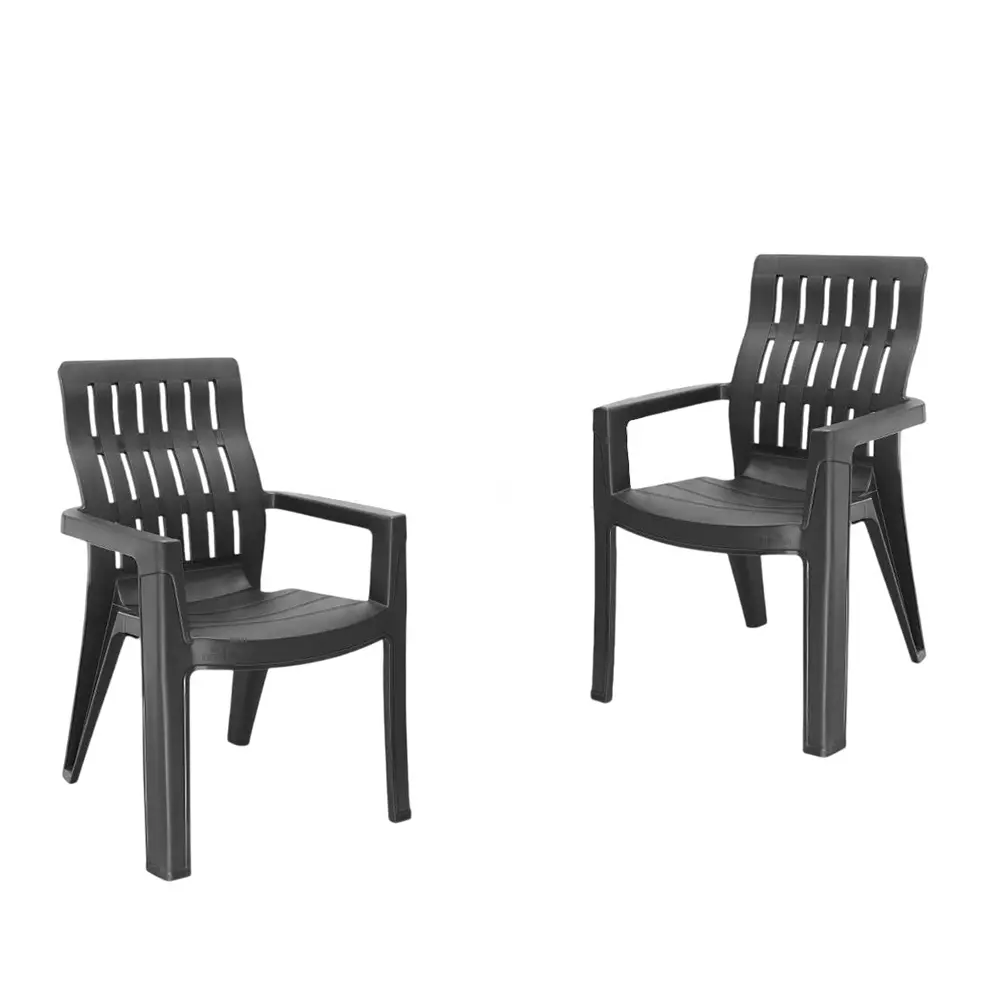 Maharaja Arm Rest Plastic Chair 200 Kg Bearing Capacity