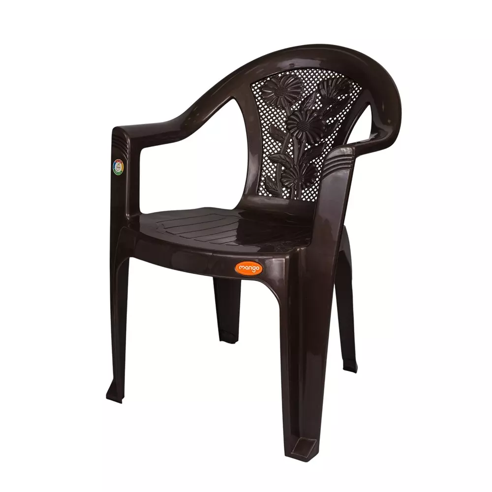 Mango Economy M 1061 Plastic Chair with Armrest 558.8x558.8x787.4 mm, Mystic Red