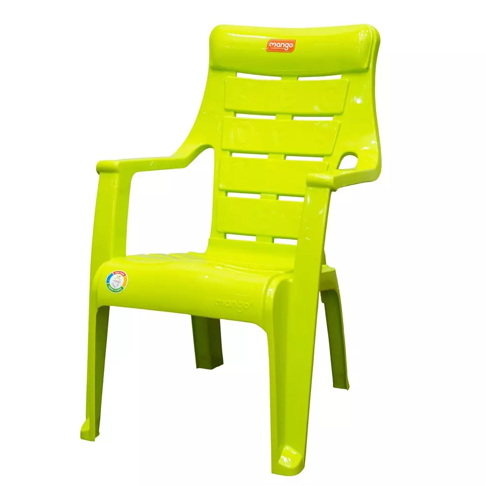 Mango ABCD Baby Chair with Armrest Polypropylene Plastic 457.2x381x584.2 mm Citrus Green