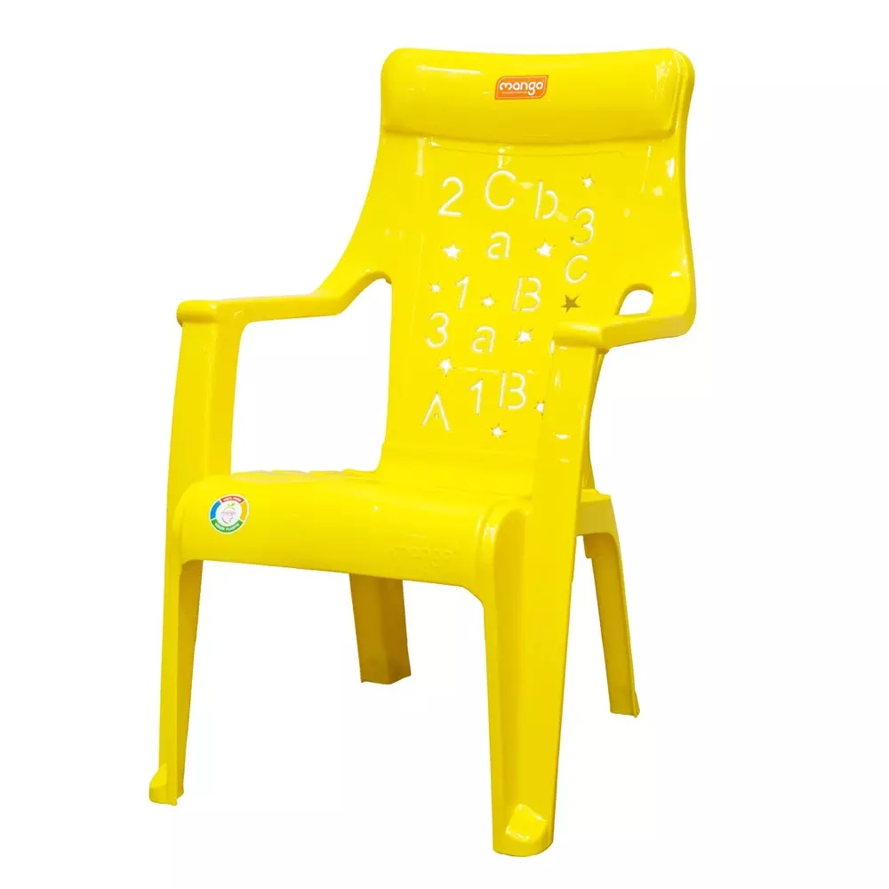 Mango GENIUS Baby Chair with Armrest Polypropylene Plastic 457.2x381x584.2 mm Mango Yellow