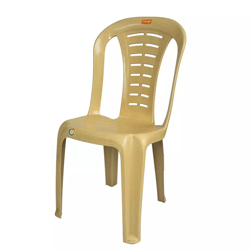 Mango BIDAI Armless Chair 508x431.8x889 mm Marble Beige for Indoors & Outdoors