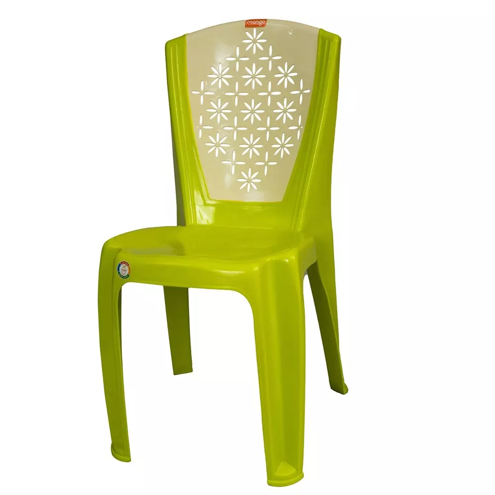 Mango SPRING Armless Chair 533.4x381x863.6 mm Citrus Green for Indoors & Outdoors