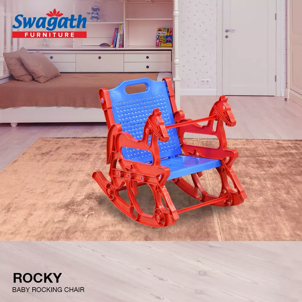 swagath-red-blue-plastic-kids-rocking-chair-set-of-5