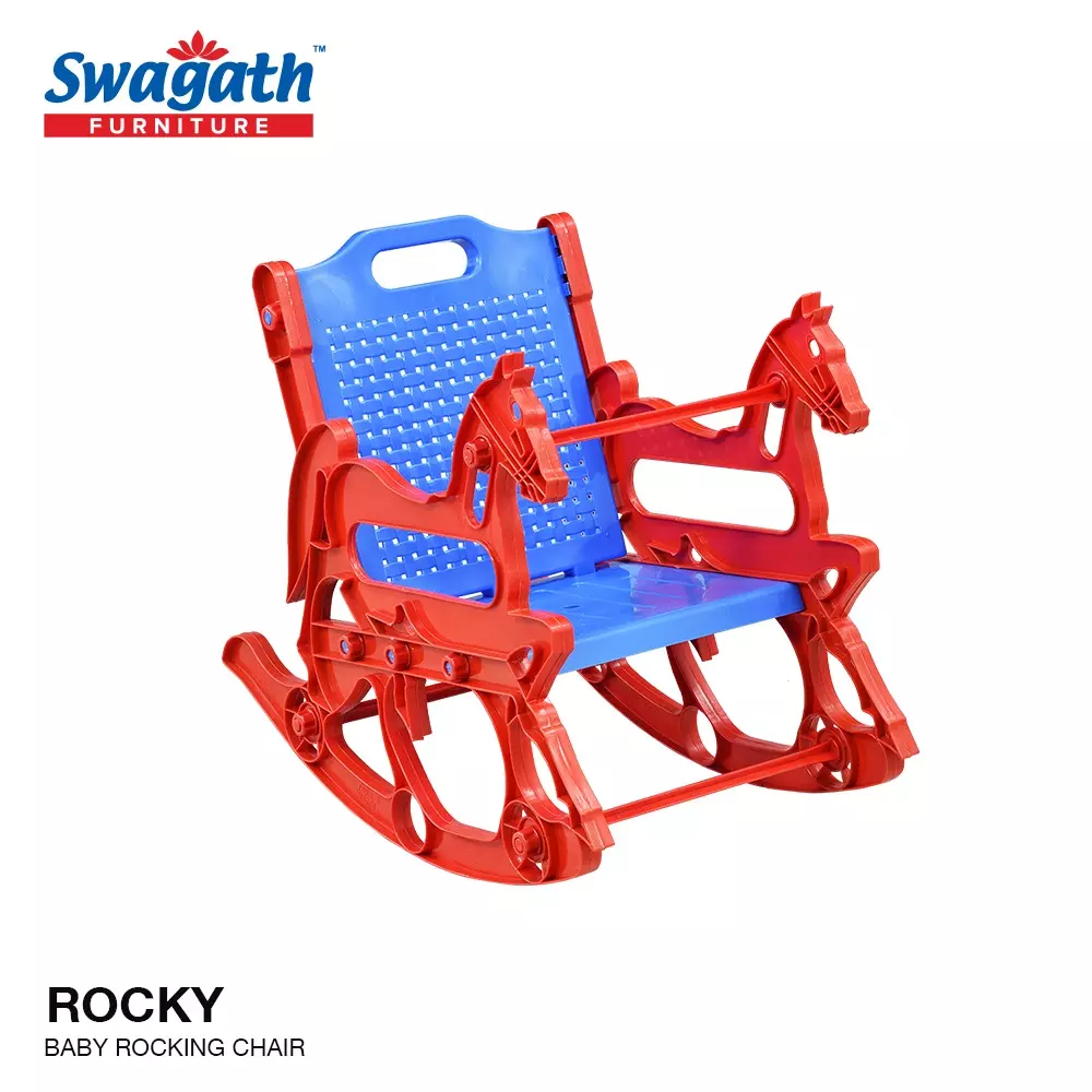 swagath-red-blue-plastic-kids-rocking-chair-set-of-5