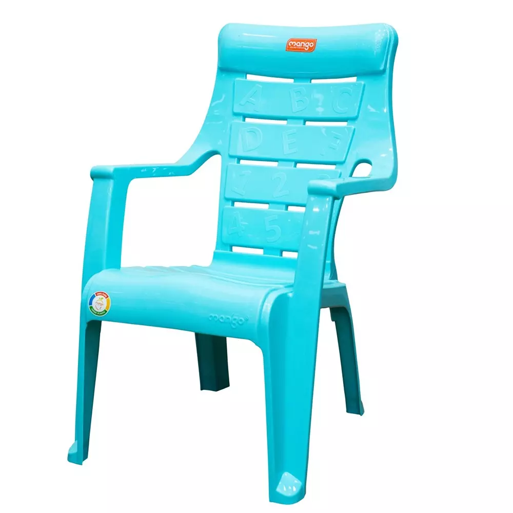 Mango ABCD Baby Chair with Armrest Polypropylene Plastic 457.2x381x584.2 mm Marina Blue