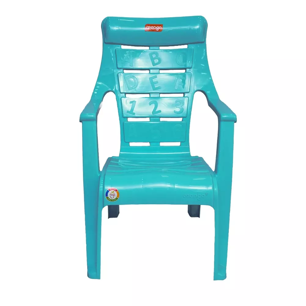 Mango ABCD Baby Chair with Armrest Polypropylene Plastic 457.2x381x584.2 mm Marina Blue