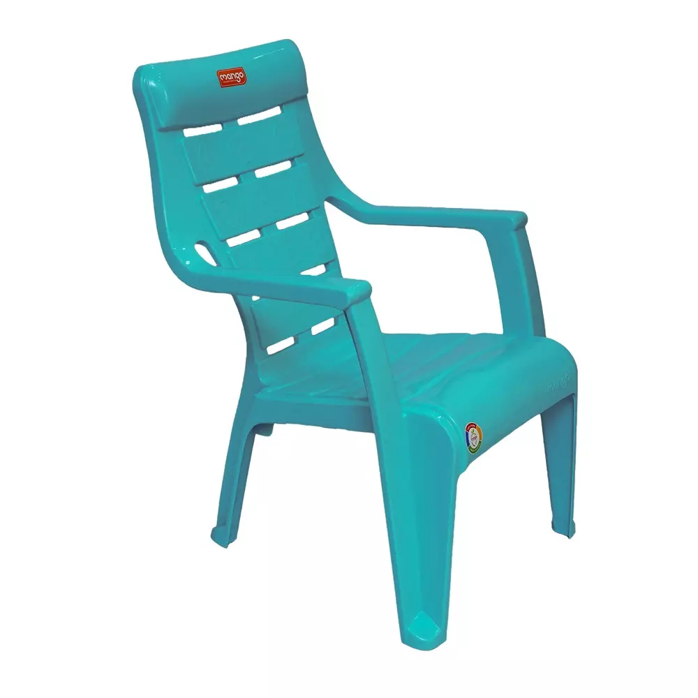 Mango ABCD Baby Chair with Armrest Polypropylene Plastic 457.2x381x584.2 mm Marina Blue