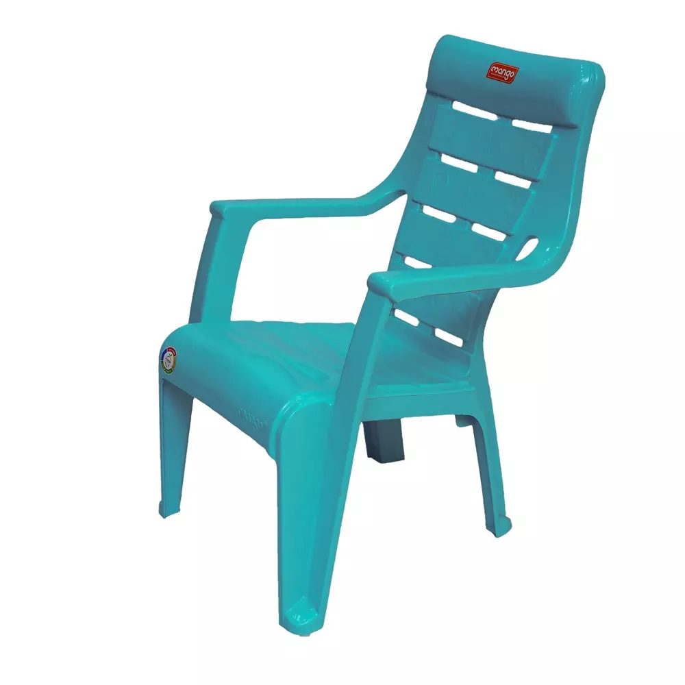 Mango ABCD Baby Chair with Armrest Polypropylene Plastic 457.2x381x584.2 mm Marina Blue