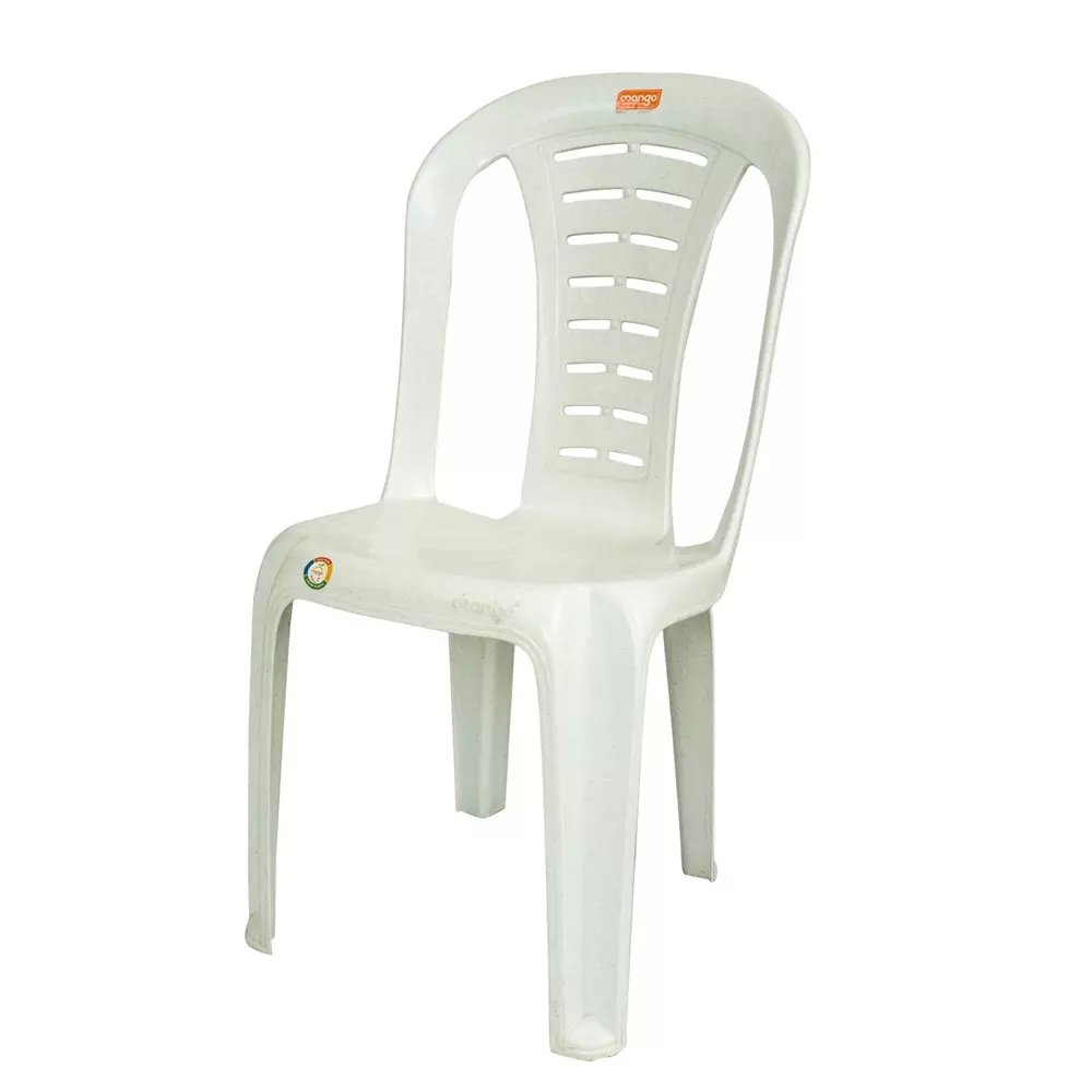 Mango BIDAI Armless Chair 508x431.8x889 mm Marble Grey for Indoors & Outdoors