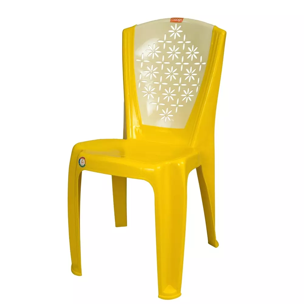 Mango SPRING Armless Chair 533.4x381x863.6 mm Mango Yellow for Indoors & Outdoors