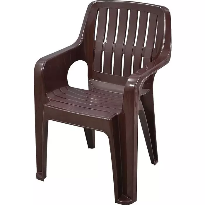 swagath-plastic-chair-with-armrest-saddle-brown-color-for-cafe-home-and-office-megacare-pack-of-4-pcs