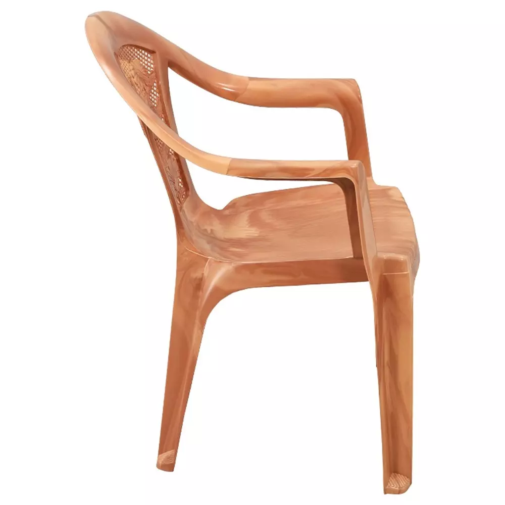 swagath-plastic-chair-with-armrest-sandal-wood-color-for-cafe-home-and-office-sw-308-pack-of-2-pcs