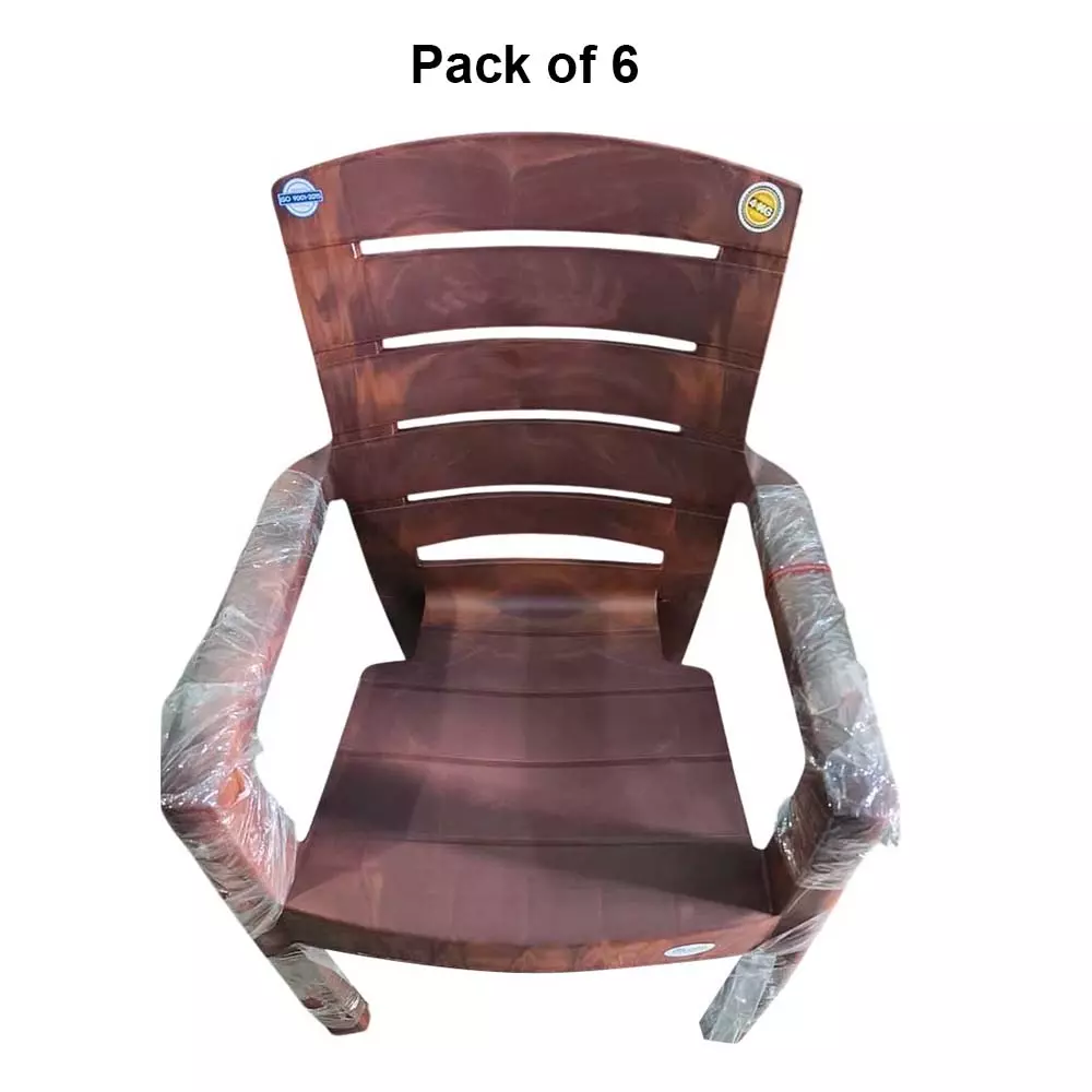 activa-heavy-duty-plastic-chairs-matt-pattern-up-to-200-kg-weight-capacity-brown-pack-of-6-pcs