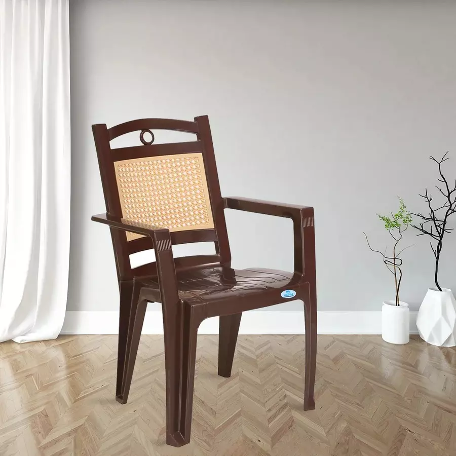 nilkamal-premium-plastic-armrest-chair-125-kg-weight-capacity-weather-brown-and-biscuit-color