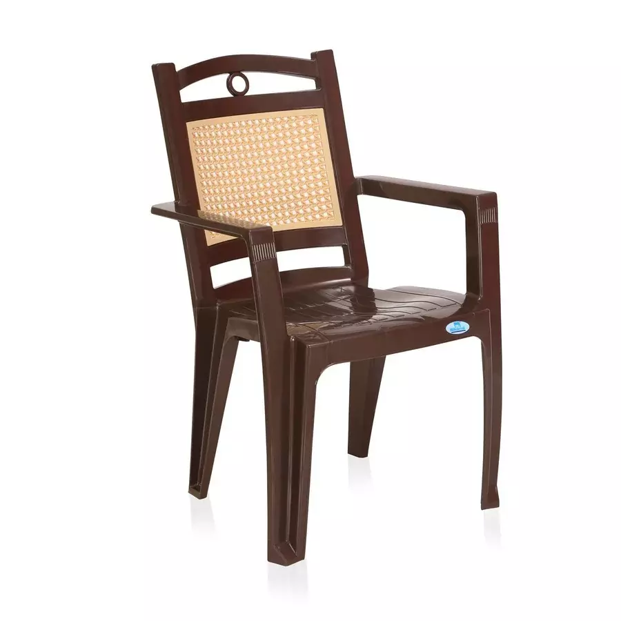 nilkamal-premium-plastic-armrest-chair-125-kg-weight-capacity-weather-brown-and-biscuit-color