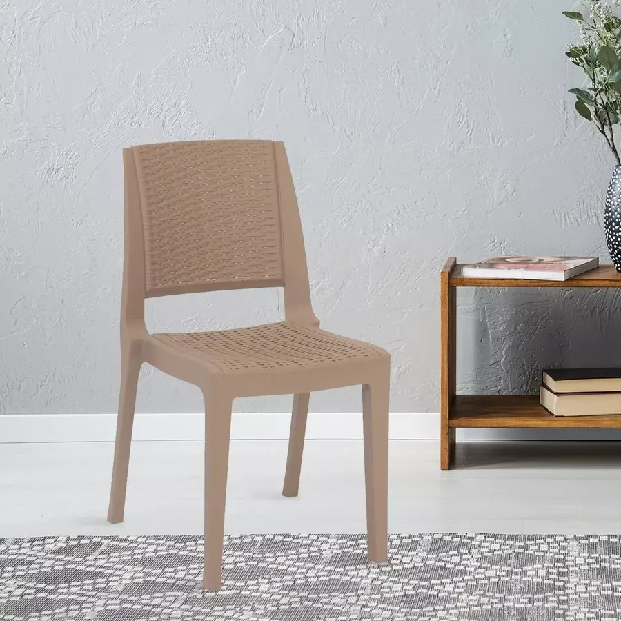 nilkamal-enamora-premium-plastic-armless-chair-110-kg-weight-capacity-rattan-dark-beige-color