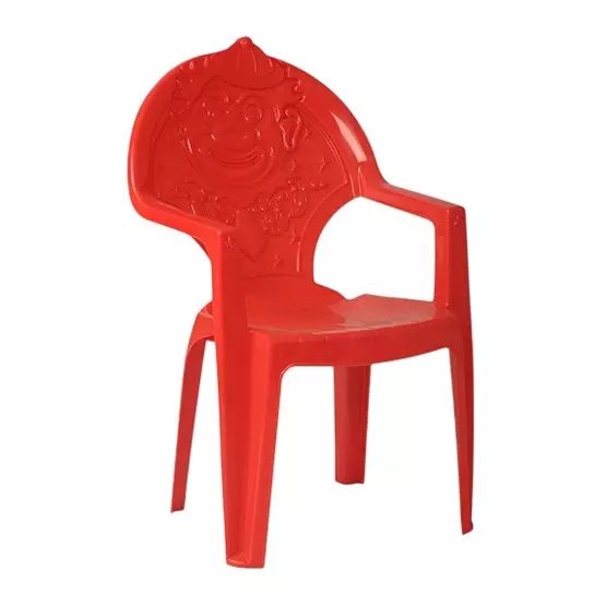 SUPREME Plastic Kids Chair With-Arm Red, JOKER