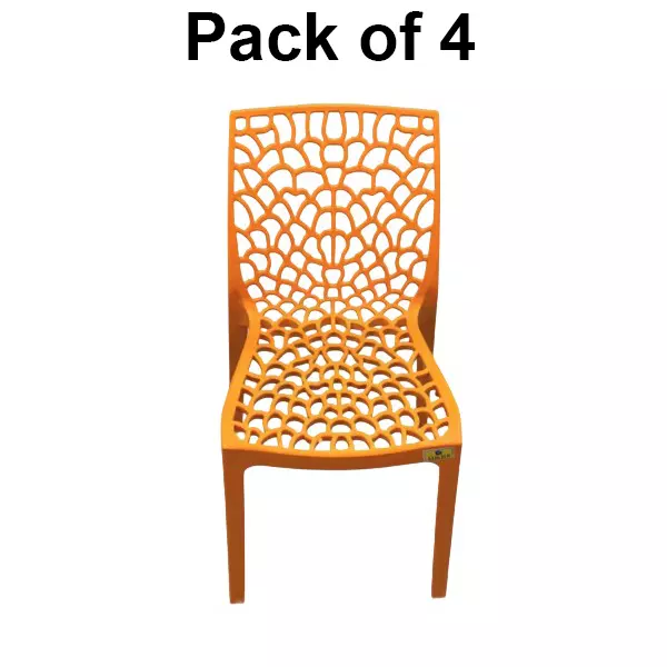 italica-designer-plastic-armless-chair-150-kg-load-capacity-orange-color-5103-set-of-4